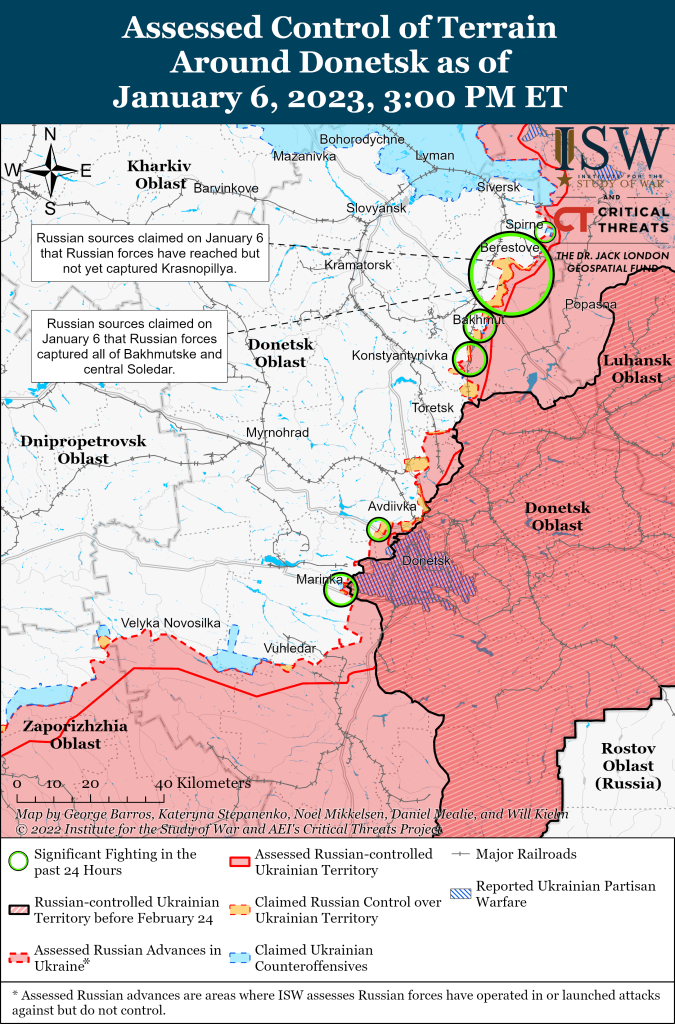 Карта обороны Донбасса