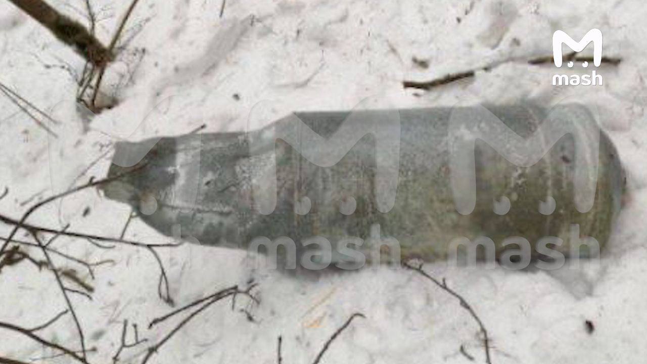 Остатки бомбы с беспилотника, Калуга