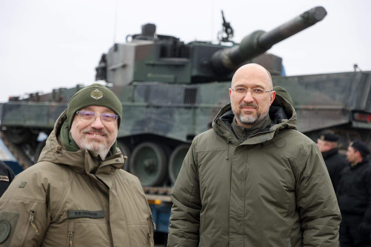 Первые немецкие танки Leopard 2 прибыли в Украину