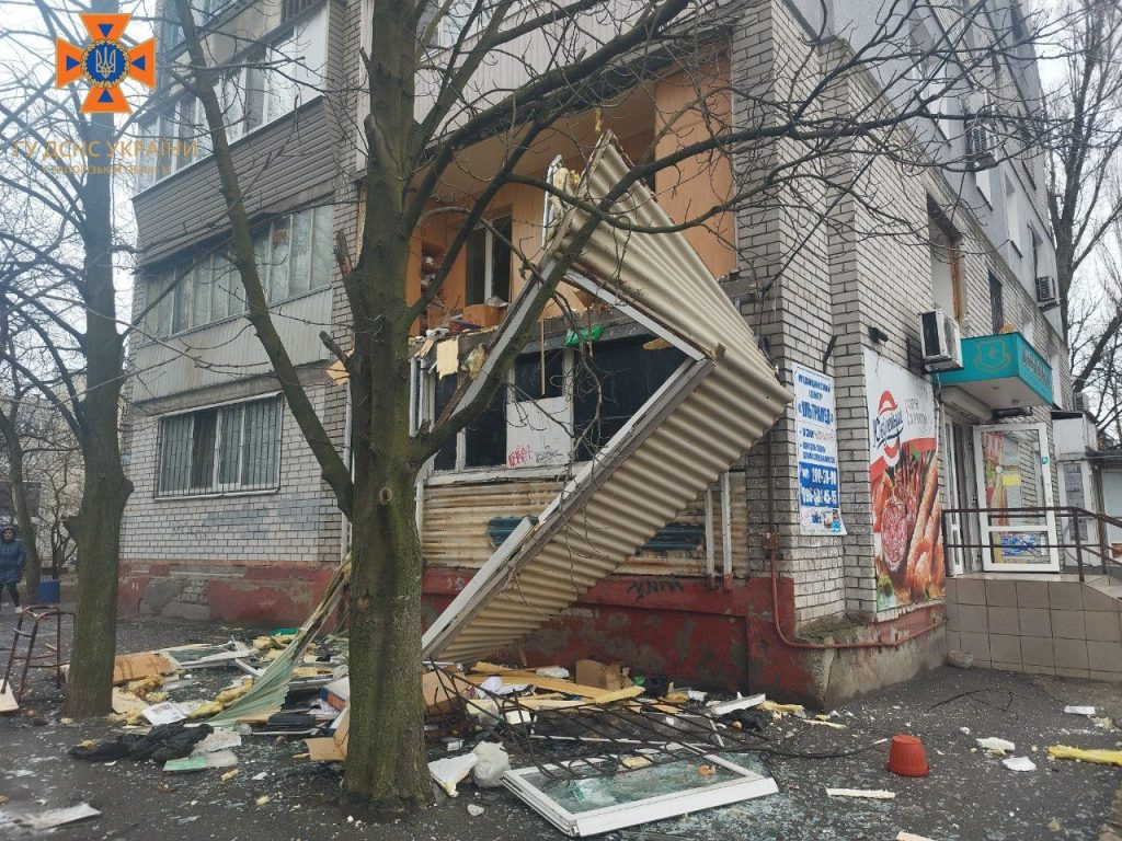 Взрыв в многоэтажке в Запорожье