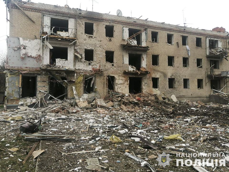 Обстрел русней жилых домов на Пологовщине