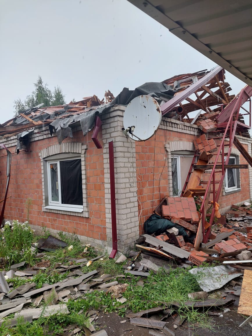 Разрушено обстрелами в Запорожской области