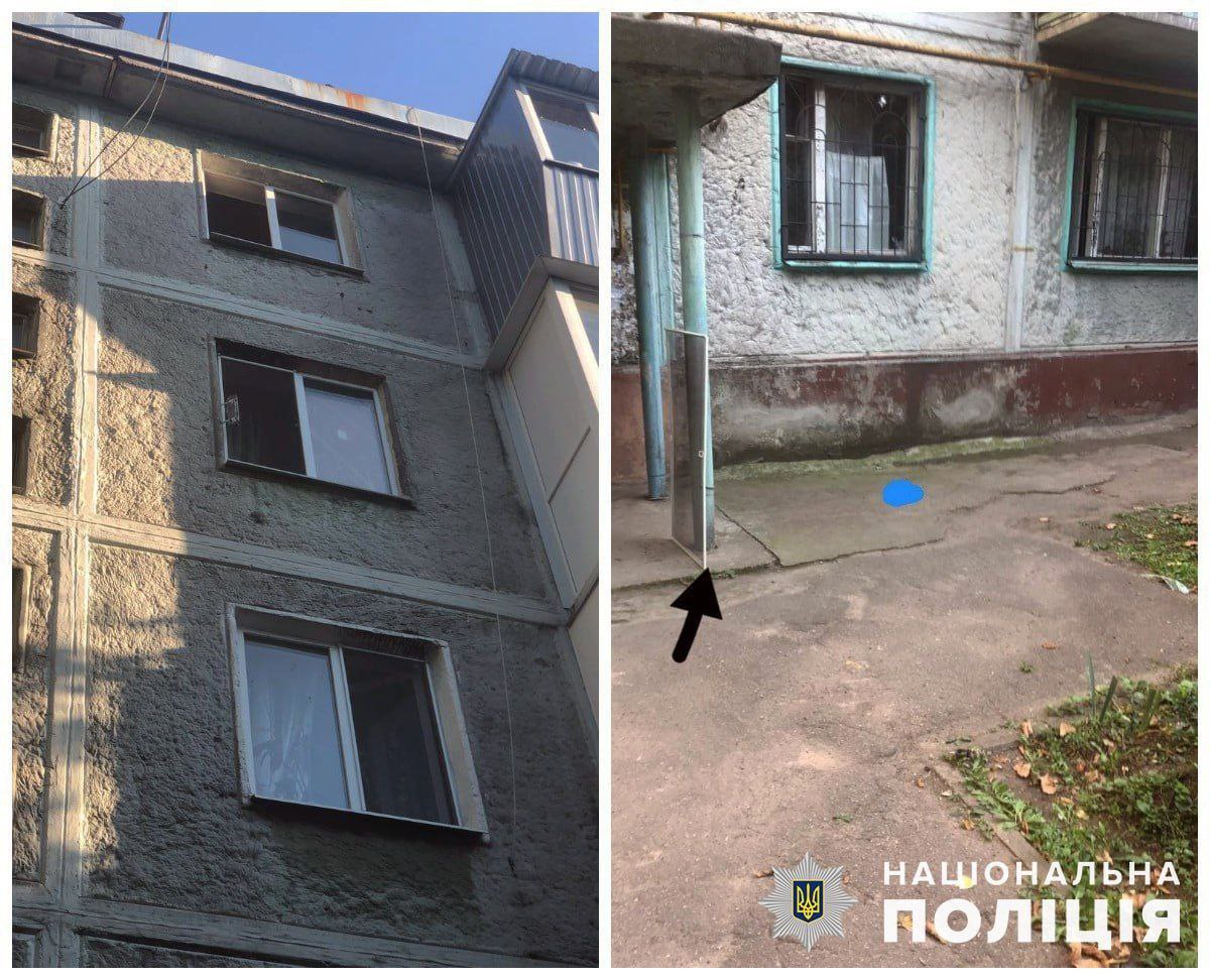 Ребенок на Бабурке в Запорожье выпал из окна.