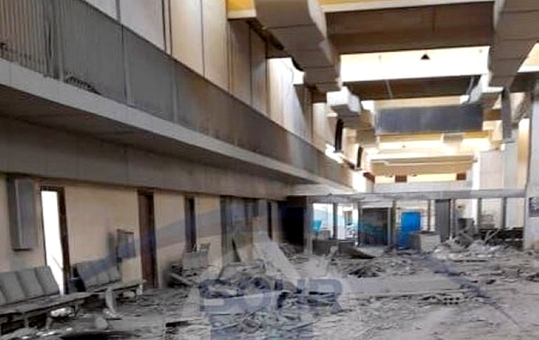 Аэропорт Дамаск после удара ЦАХАЛ