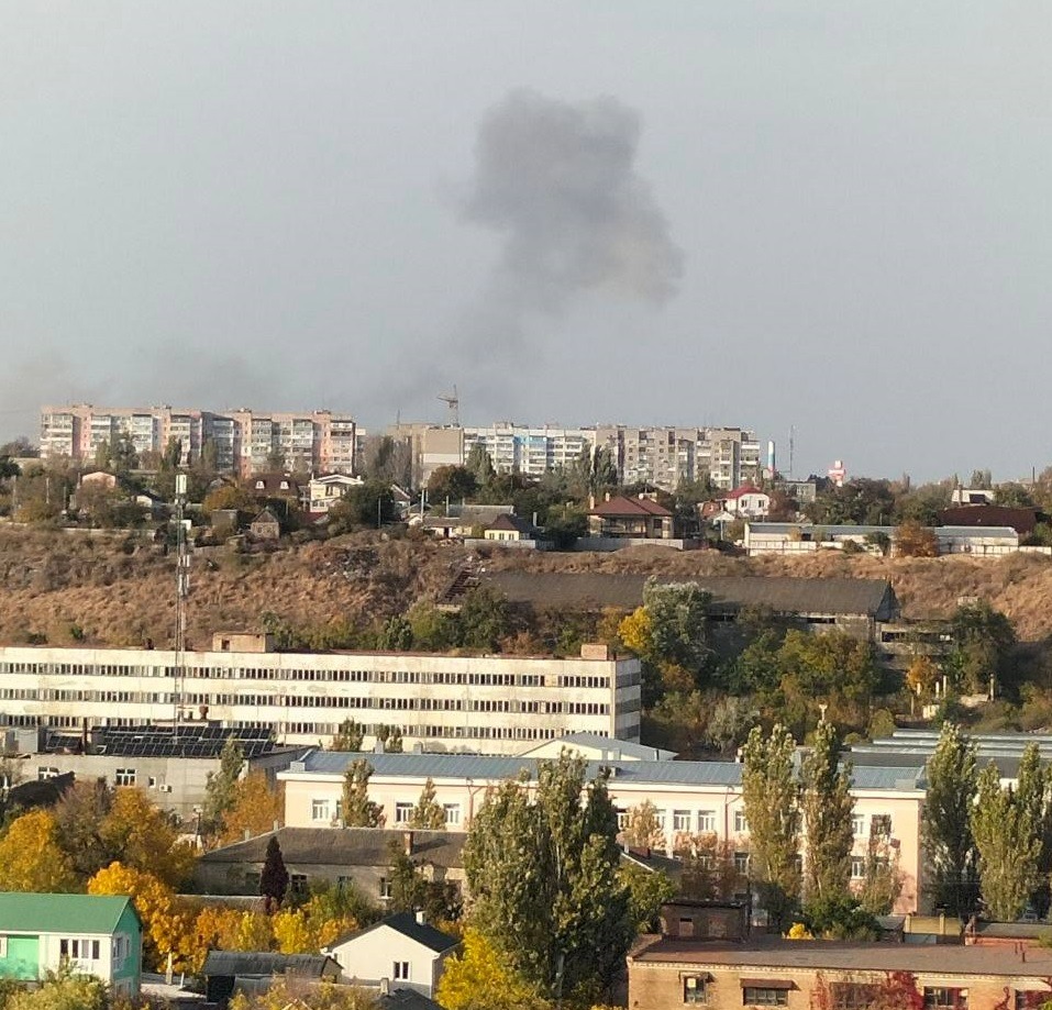 Прилет в Бердянске 21.10.2023