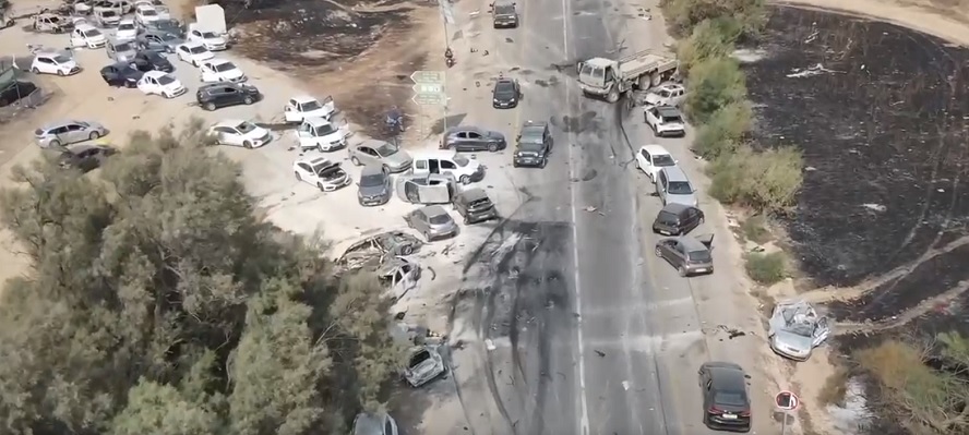 Результат нападения боевиков ХАМАС на месте проведения фестиваля Nature Party в Израиле