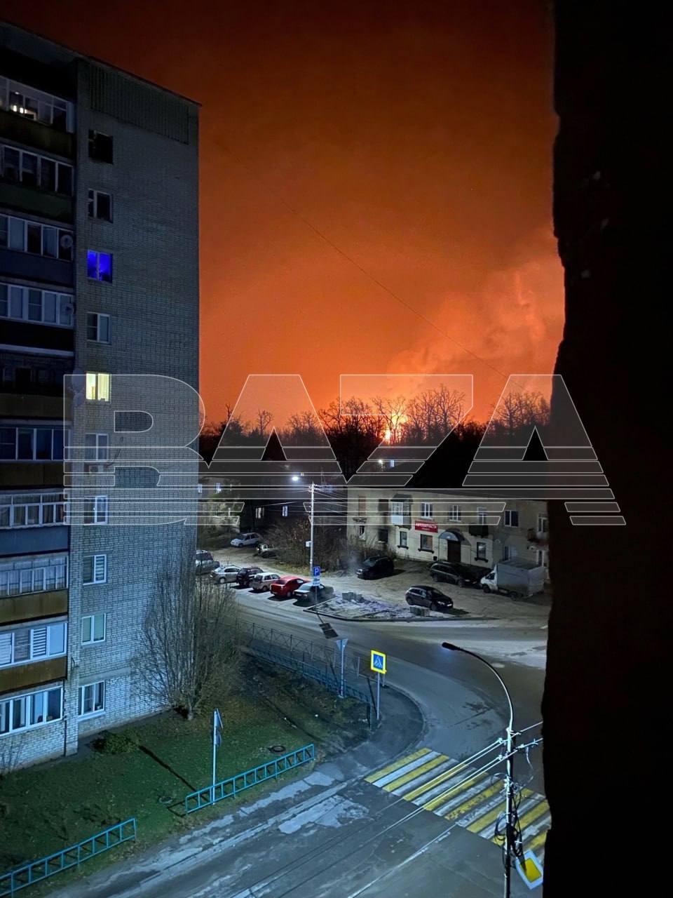 Котовск на Тамбовщине - горит пороховой завод