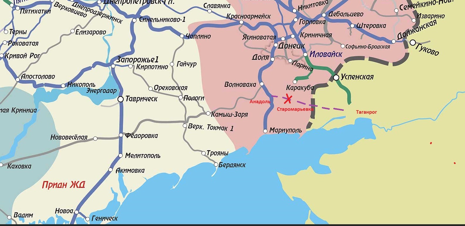 ЗСУ знищили в окупованій Донецькій області залізничний міст, що будується, в Старомар'ївці через річку Кальміус
