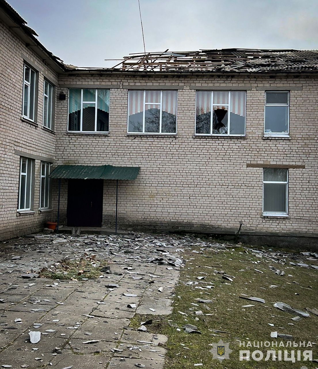 Рашистами зруйнована школа на Запоріжжі