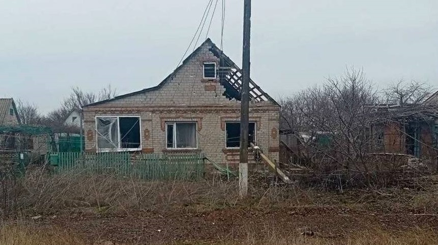 Ворожій БПЛА атакував приватний будинок на Пологівщині