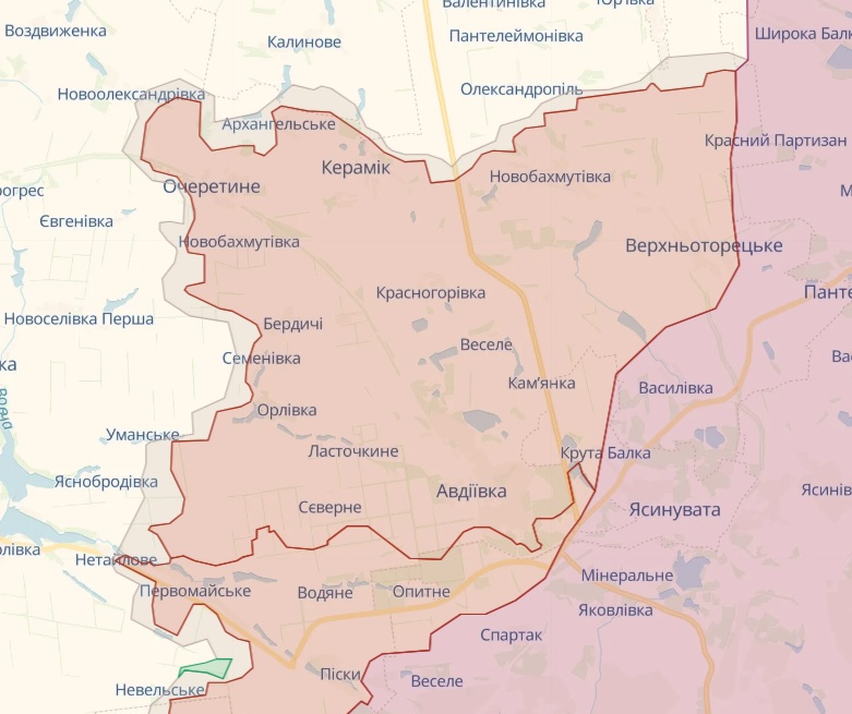 Просування російських сил на Донбасі