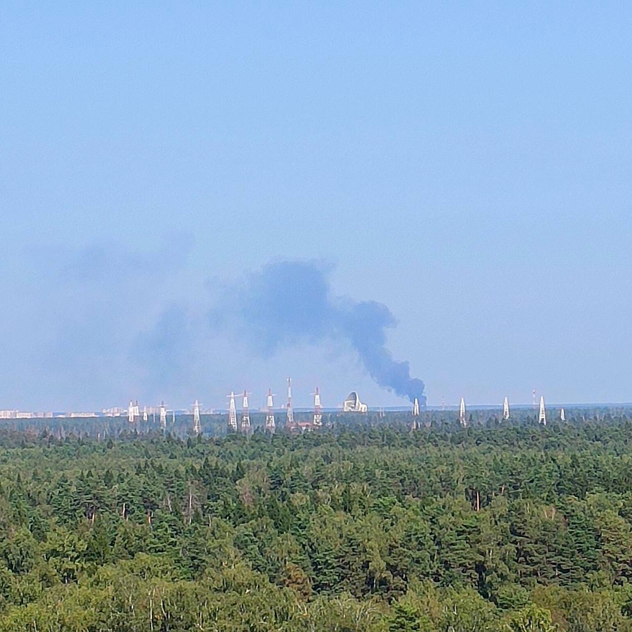 Горить адмінбудівля аеродрому у Підмосковії