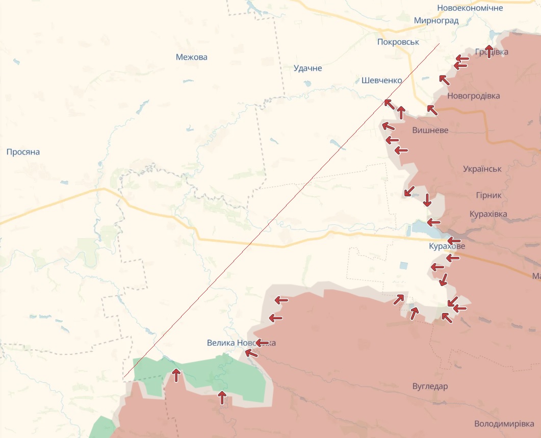 Наступ росіян на Донеччині