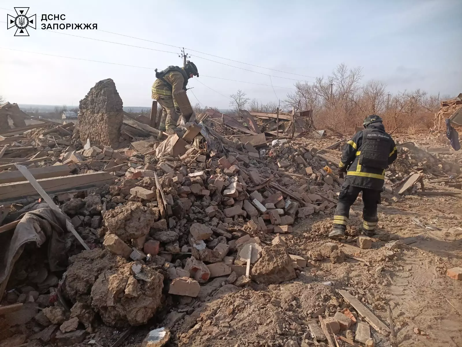 Преображенка - КАБом зруйновано приватний будинок, двоє людей загинуло