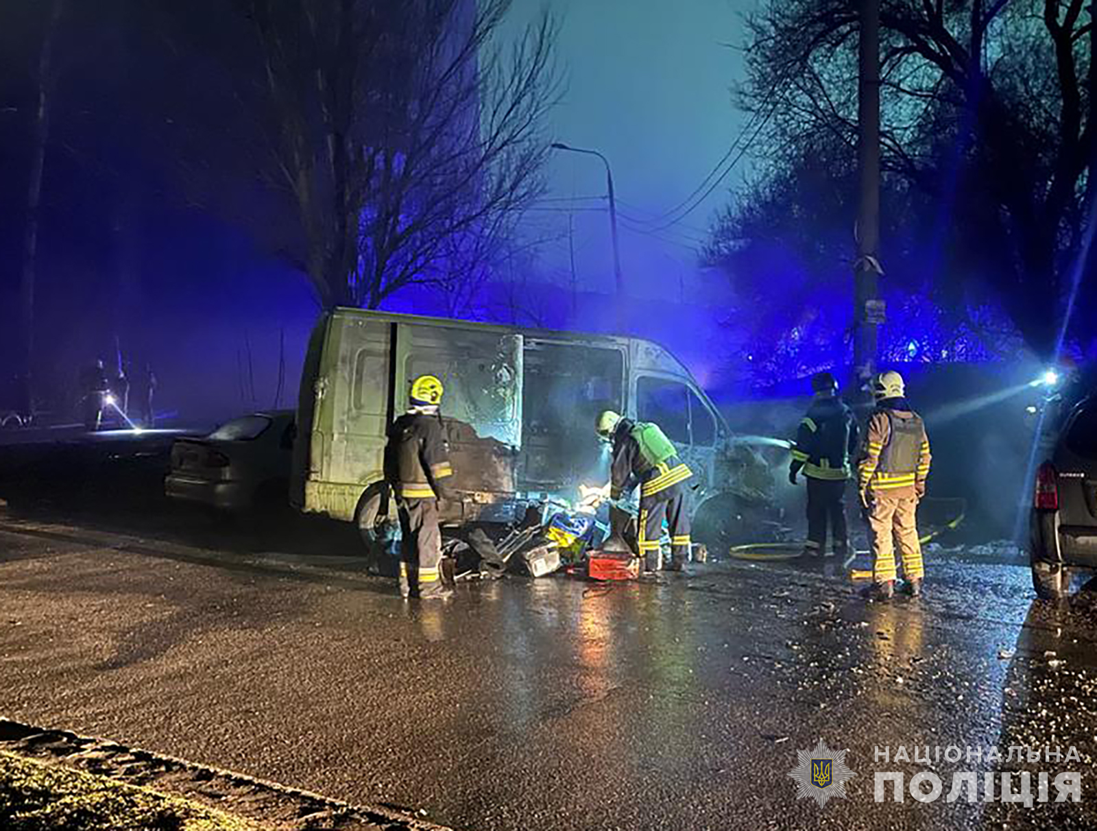 У Запоріжжі спалили автівку