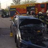 Ввечері у Запоріжжі трапилася дорожньо-транспорта пригода – двоє постраждалих