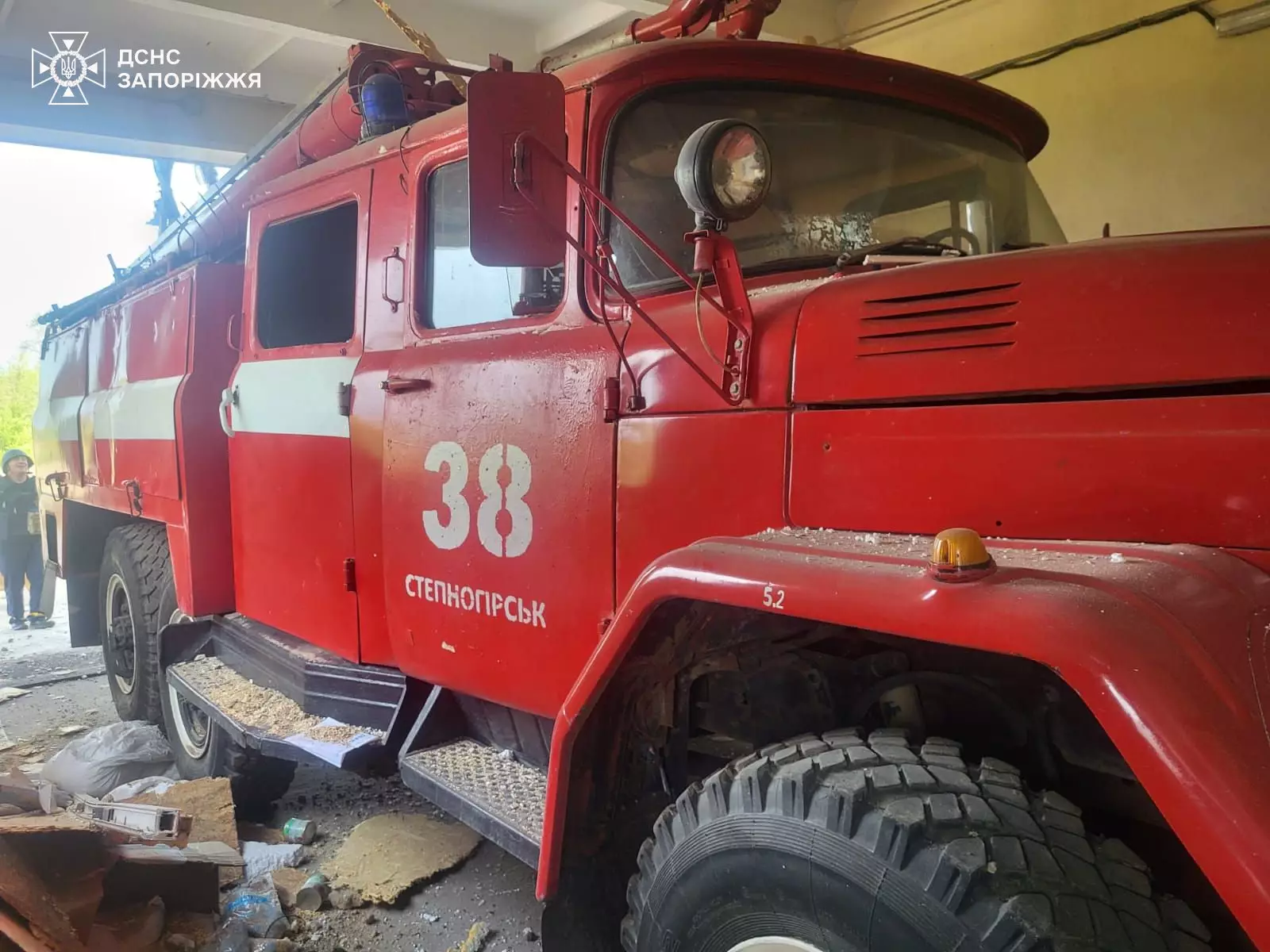 Ворог зруйнував пожежну частину в Степногірську