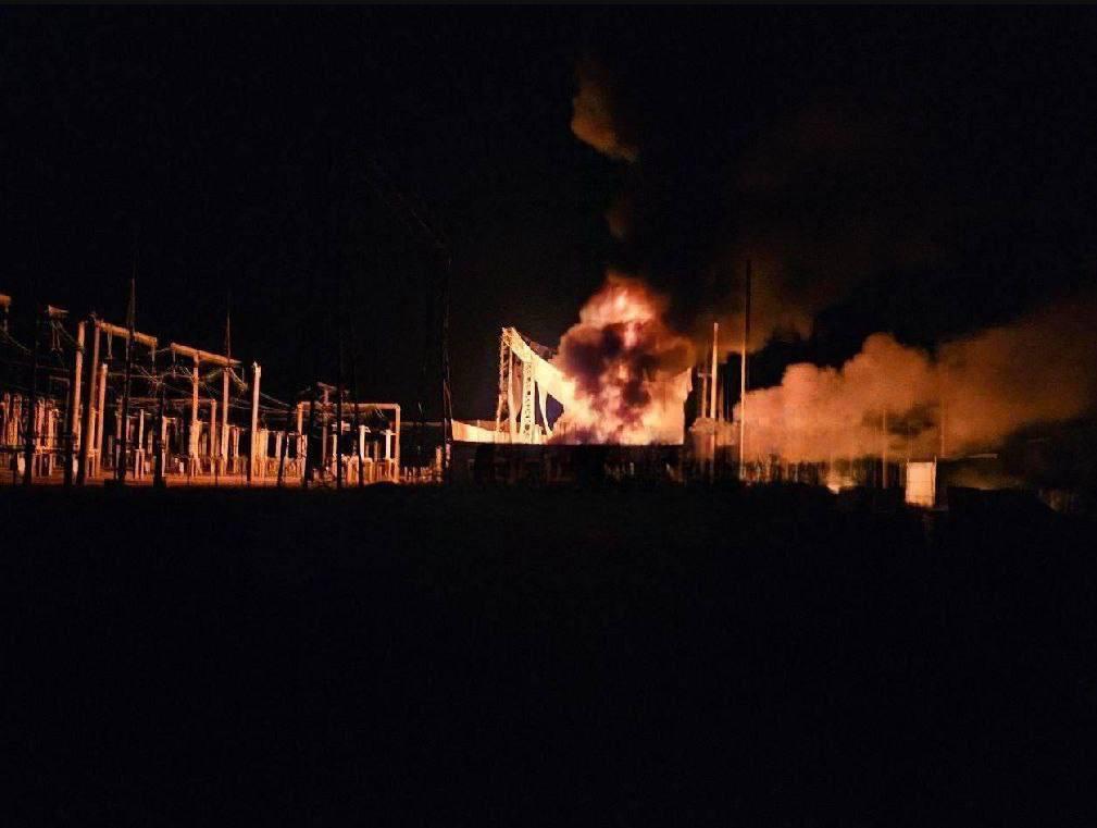 Горить підстанція в окупованому Мелітопольському районі