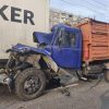 У Запоріжжі вантажівку російського автопрому знищено в ДТП