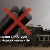 Нацгвардійци знищили ЗРК С-300В на Запорізькому напрямку