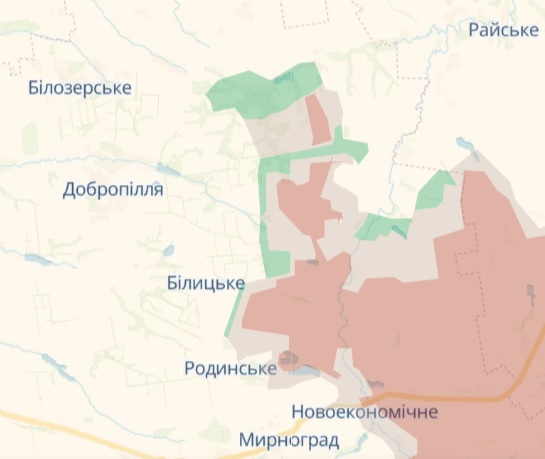 Добропільський напрямок станом на 29.09.2025