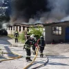 Рятувальники ліквідували масштабну пожежу у складському приміщені у Запоріжжі