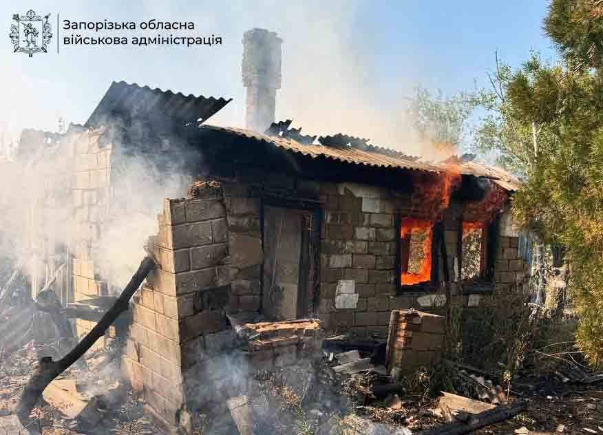 Обстріли Запорізької області 08.09.2025