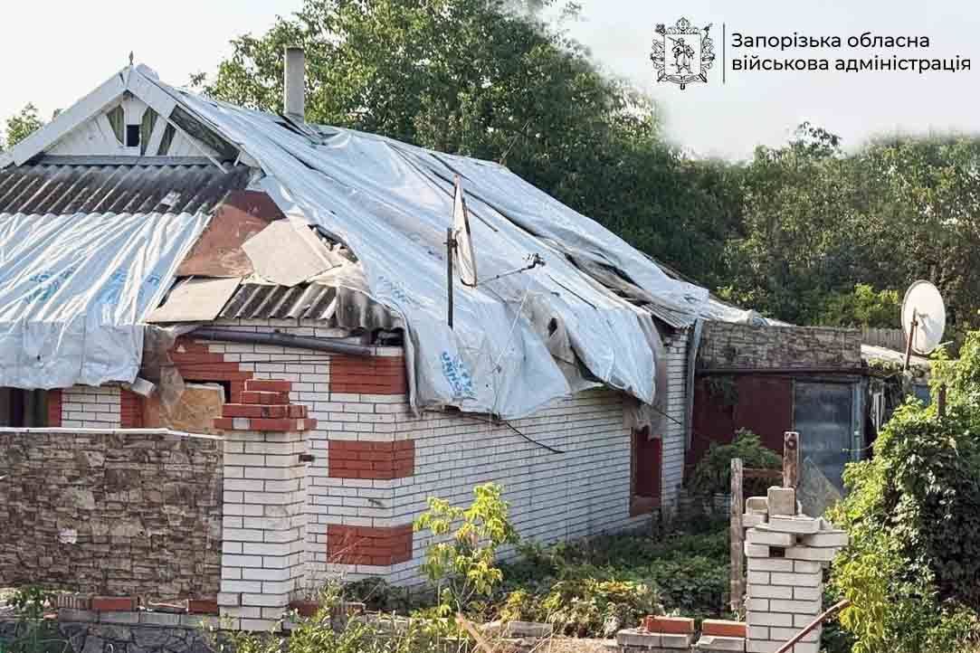 Після російської атаки на селянський будинок на Запоріжжі