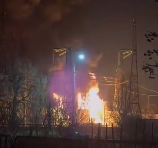 Горить Володимирська ПС-750кВ