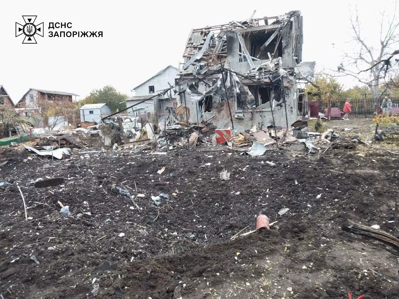 Російські загарбники вдарили по Запорізькому району