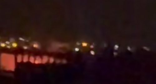 Горить ангар з літаком-бомбардувальником у тимчасово російському Таганрозі