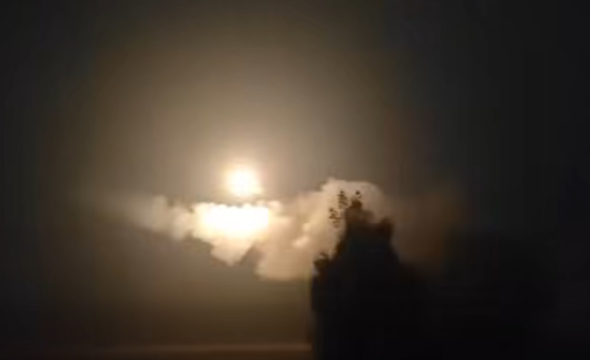 Запуск реактивних дронів Барс