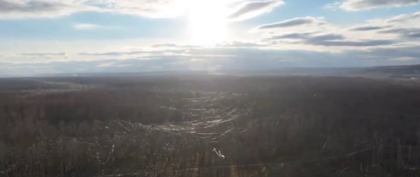 Антідронова сітка з оптоволокна на Запорізькому напрямку