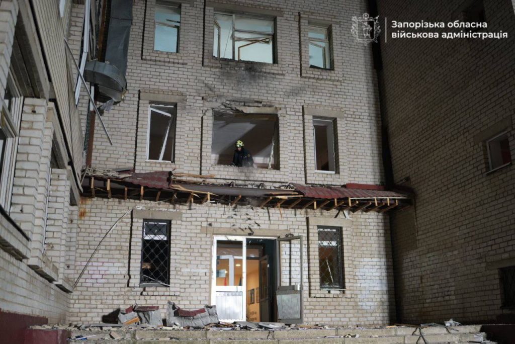 Російський удар по Запоріжжю зруйнував школу