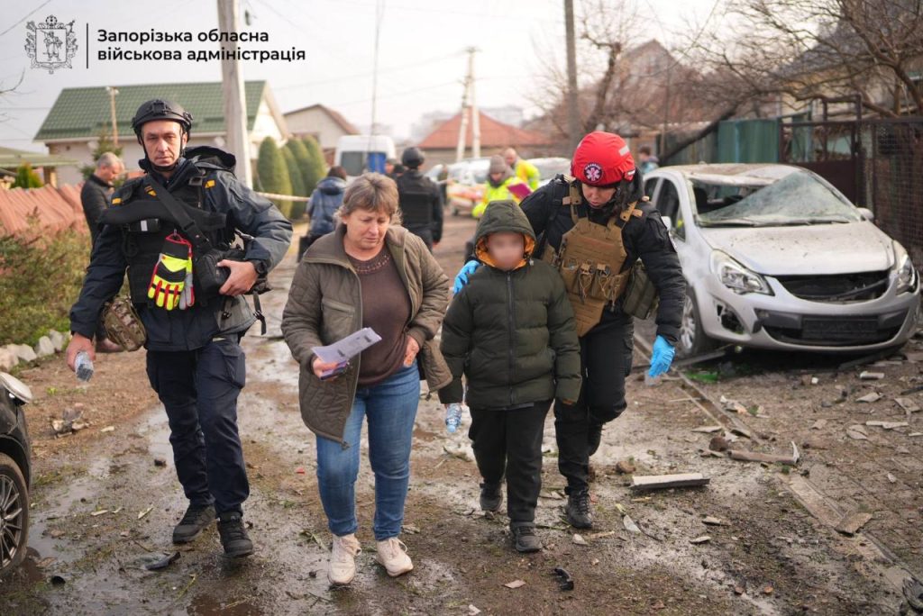 росія завдала удару по Запоріжжю