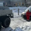 Працівники ДСНС допомагали водіям під час негоди