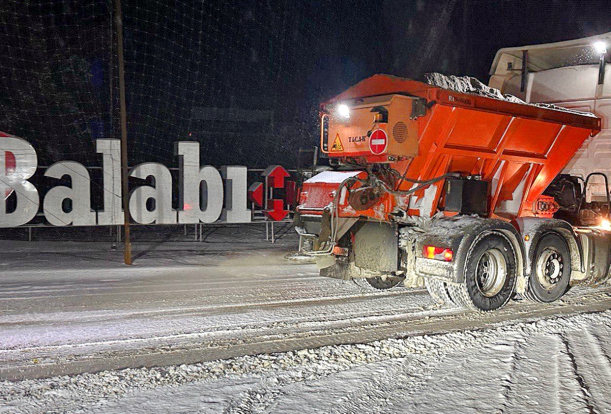 Балабіне, зима, сніг, ожеледиця