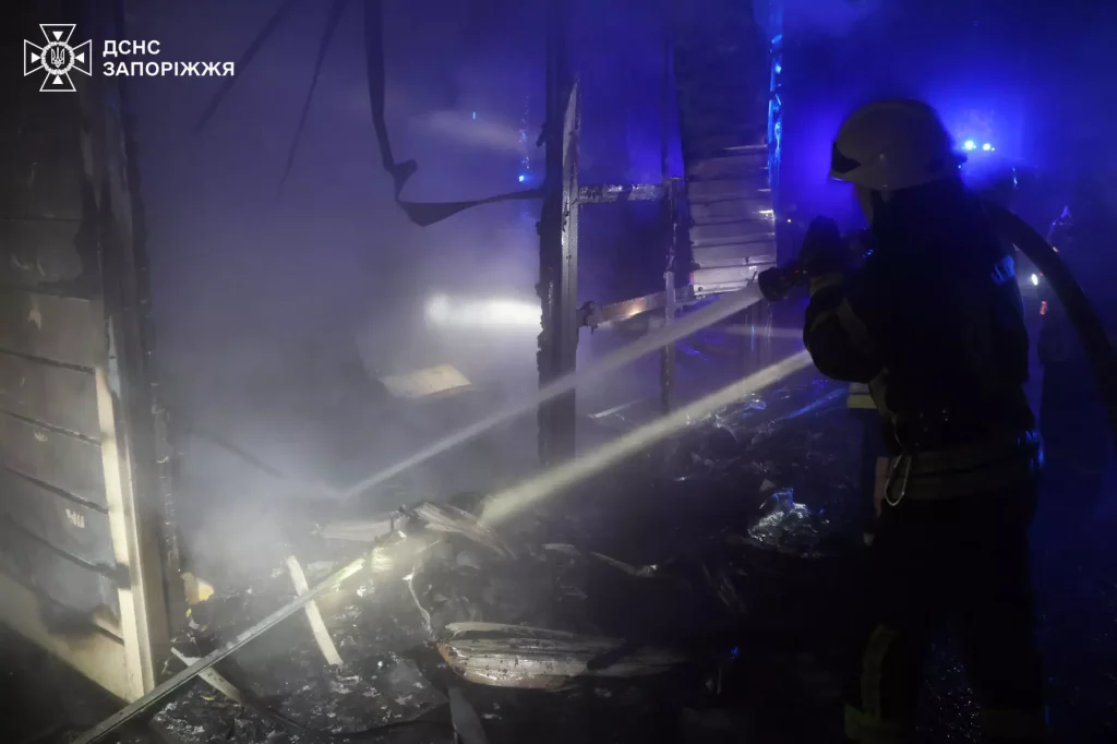 Загорання торгівельного кіоску у Запоріжжі