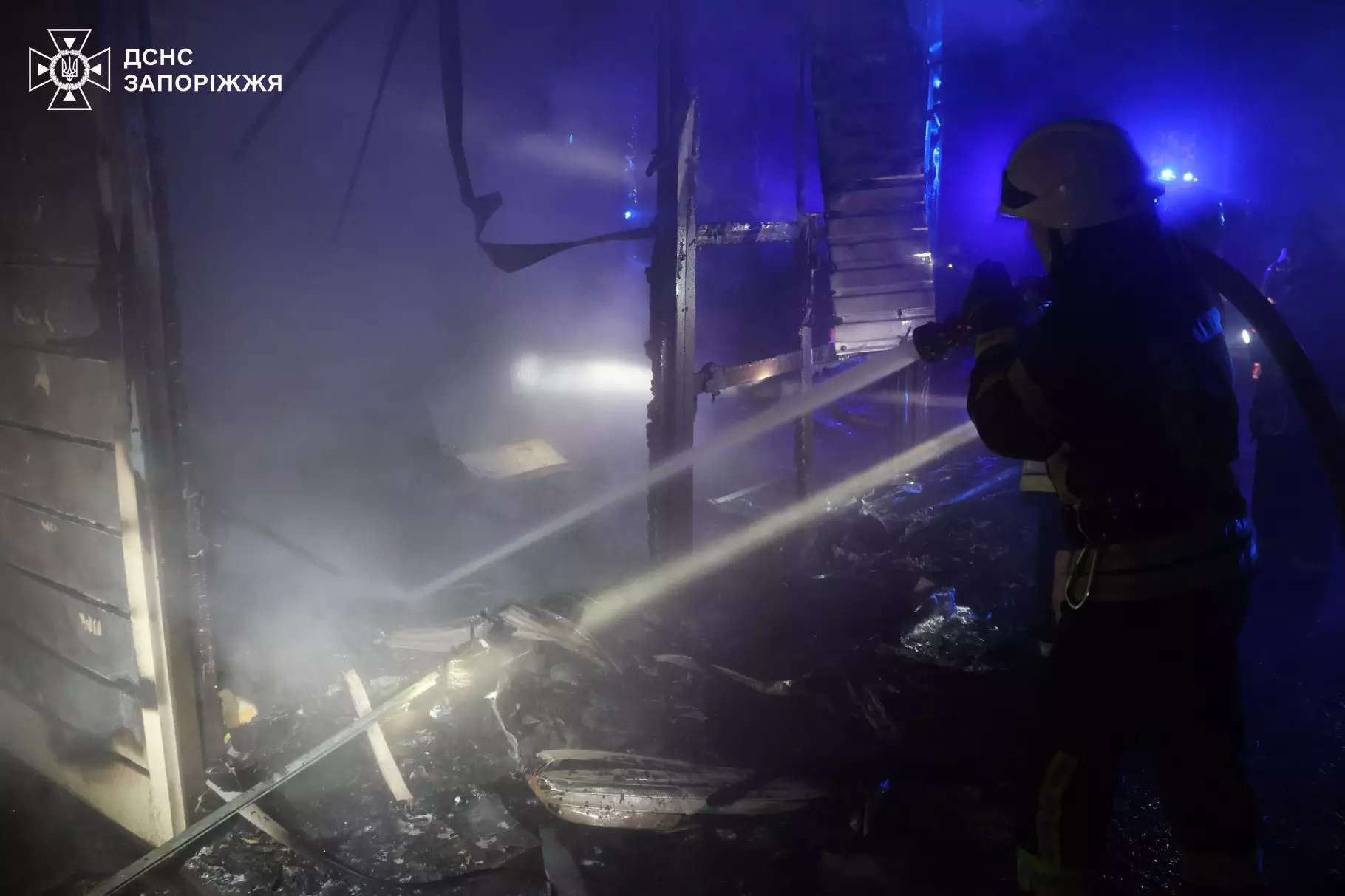 Загорання торгівельного кіоску у Запоріжжі