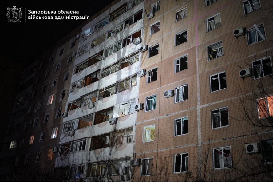 Запоріжжя - після російського удару по Пісках