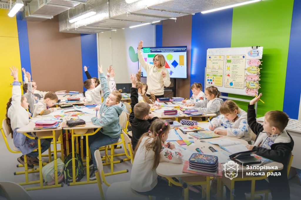 Відкрита нова підземна школа №31 у Запоріжжі