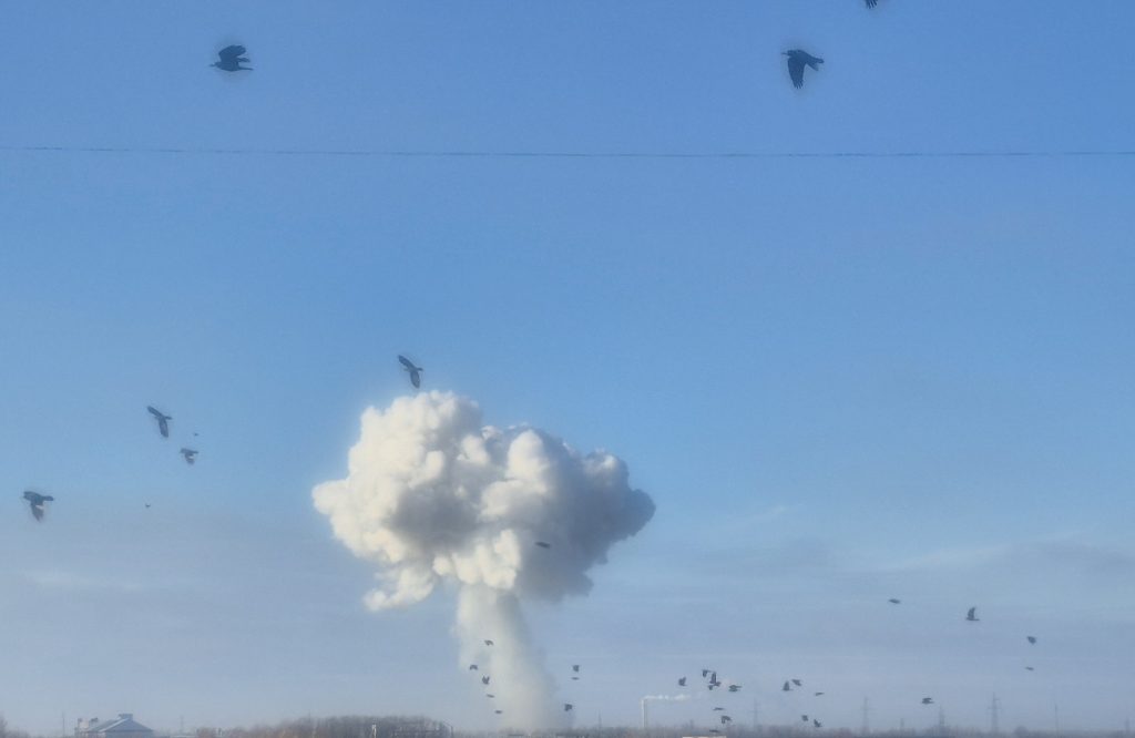 Вибух у передмісті Запоріжжя