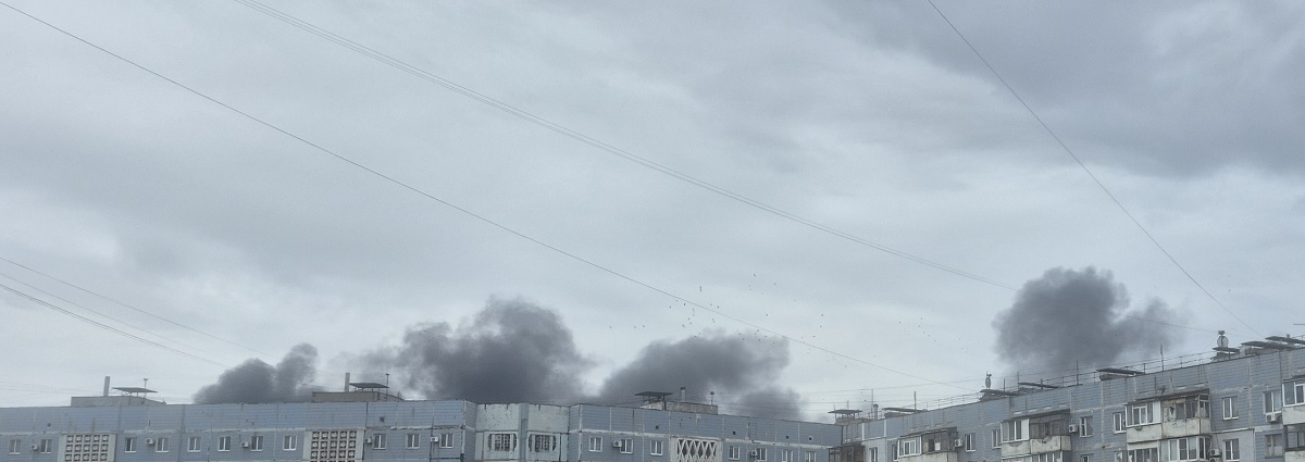 Дим у Запоріжжі 21 березня 2026