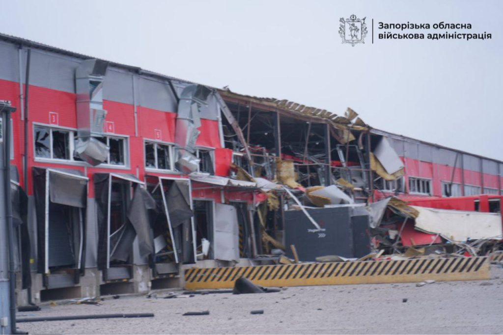 Кацапи атакували термінал у Запоріжжі