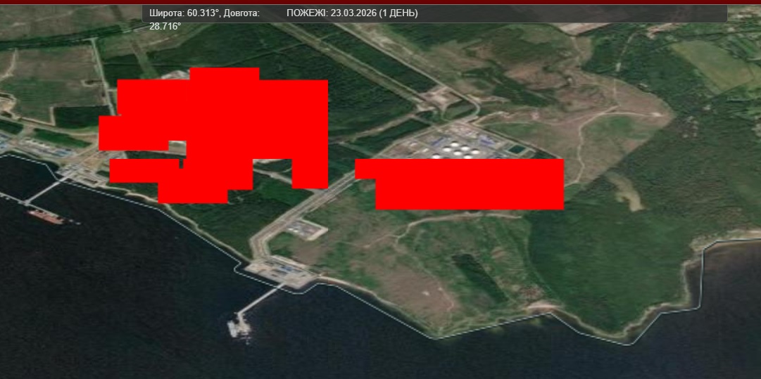 Порт Приморськ Ленінградська обл. 23 березня 2026