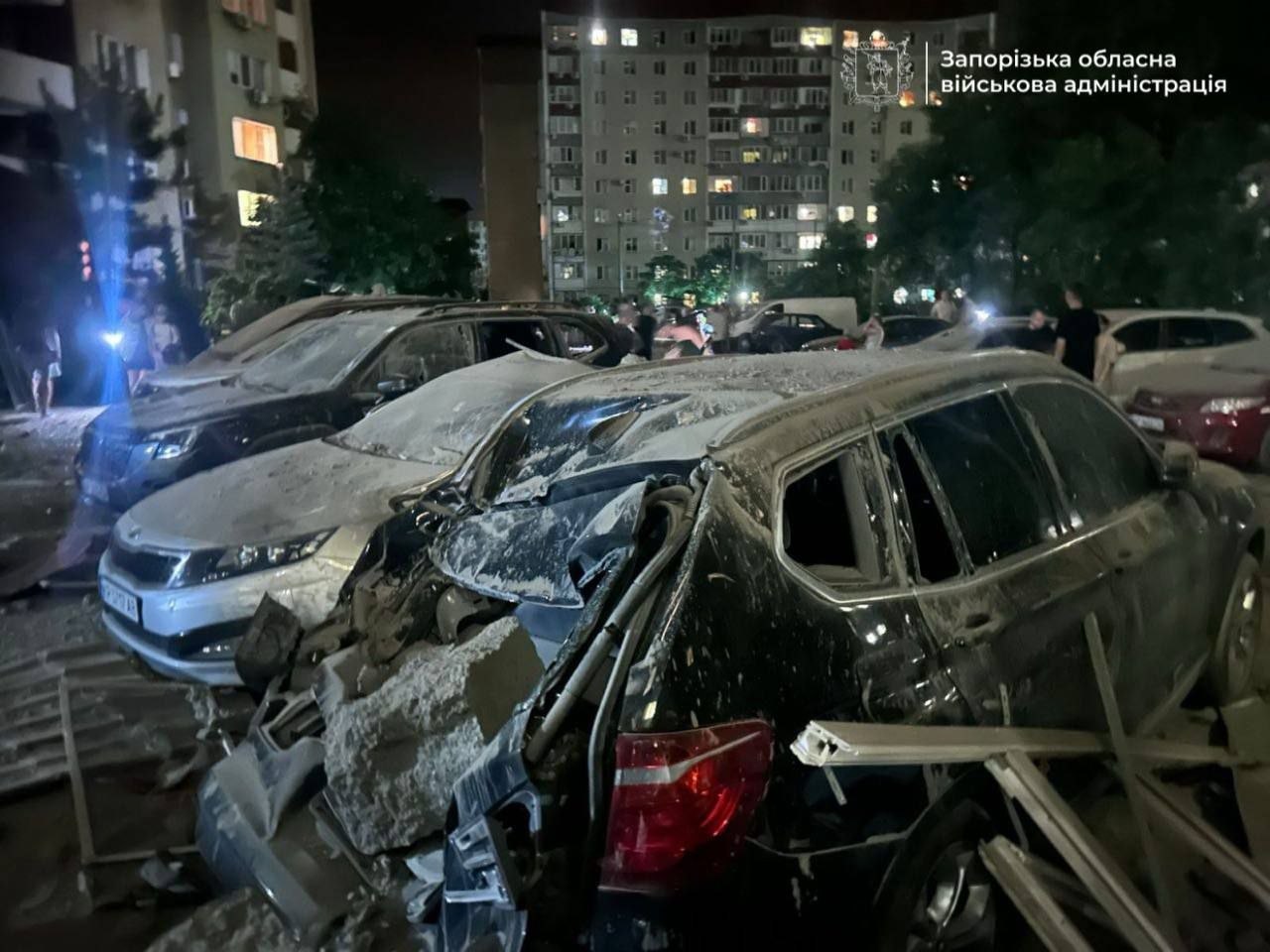 Атаковані автівки у Запоріжжі