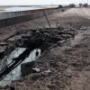 Сили оборони України минулої ночі завдали другого удару Чонгарському мосту. Рух зупинено.