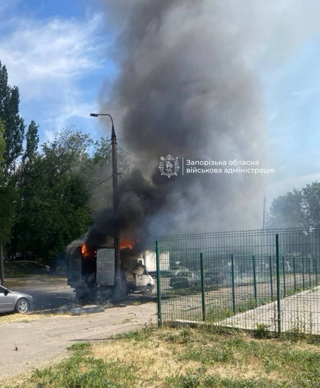 Ворог атакував автомобіль у Запоріжжі