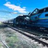 Загарбники путіна вдарили по локомотиву та пасажирським вагонам у Запорізькій області