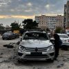 Ворог дроном вдарив по автостоянці у Космічному районі Запоріжжя